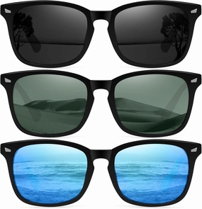 Ougenni Sunglasses for Women Men Vintage Polarized Women Sunglasses Round Classic Retro UV Protection Lens