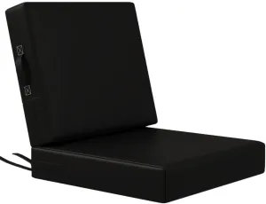 Outdoor Deep Seat Cushion Set 19"*19"*4"&Waterproof 3-Year Fade Resistant Patio Furniture Cushions&Removable Seat Bottom&Back Cushion&with Ties outdoor patio seat cushions for Chair Sofa Couch