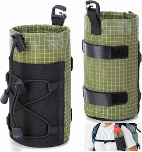 Outdoor Multifunctional Water Bottle Holder,Portable Shoulder Strap Bottle Carrier,Backpack Accessories for Hiking Hunting and Travelling 2 Pairs