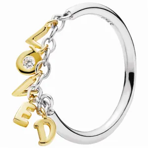 Pandora Loved Script Ring