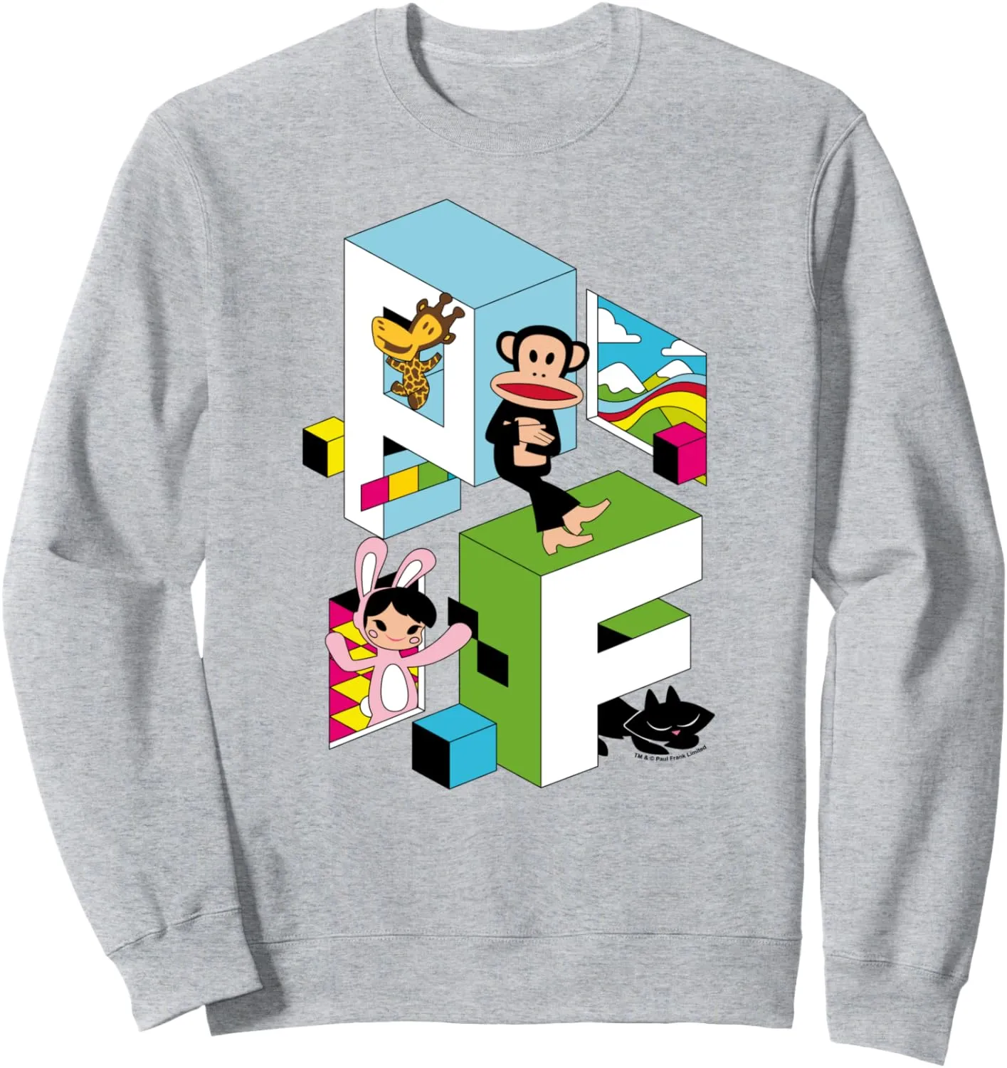 Paul Frank Julius Clancy & Bunny Girl Sweatshirt