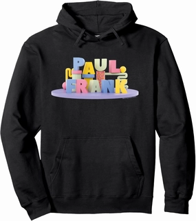 Paul Frank 3D Text Art Pullover Hoodie