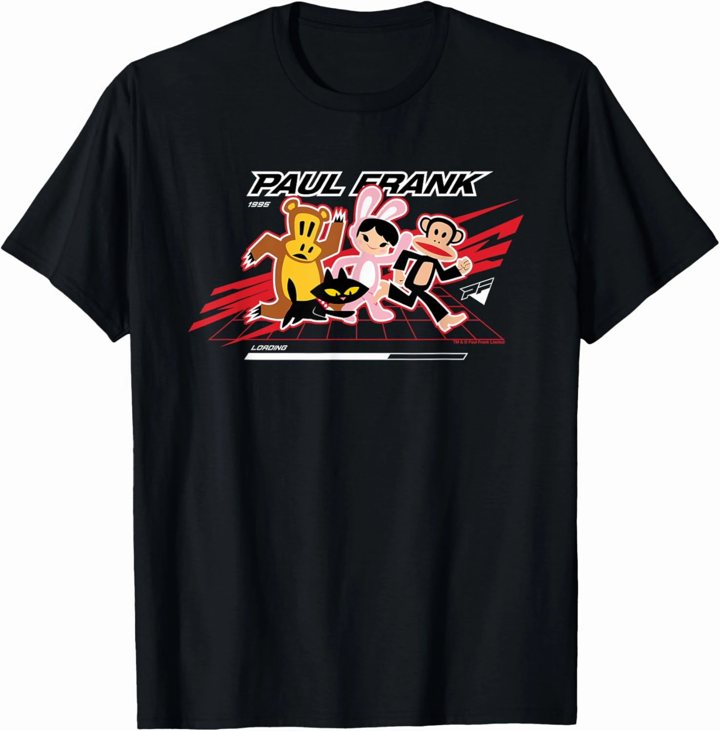 Paul Frank Gaming Julius The Monkey & Co Loading Screen T-Shirt