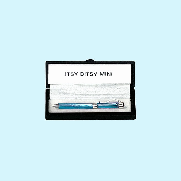 Pen in Black Gift Box - Dollhouse Miniature - 1:12