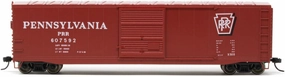 Pennsylvania Railroad Box Car with Sliding Door Running Number 607592 HO Scale Train Rolling Stock HR6586A