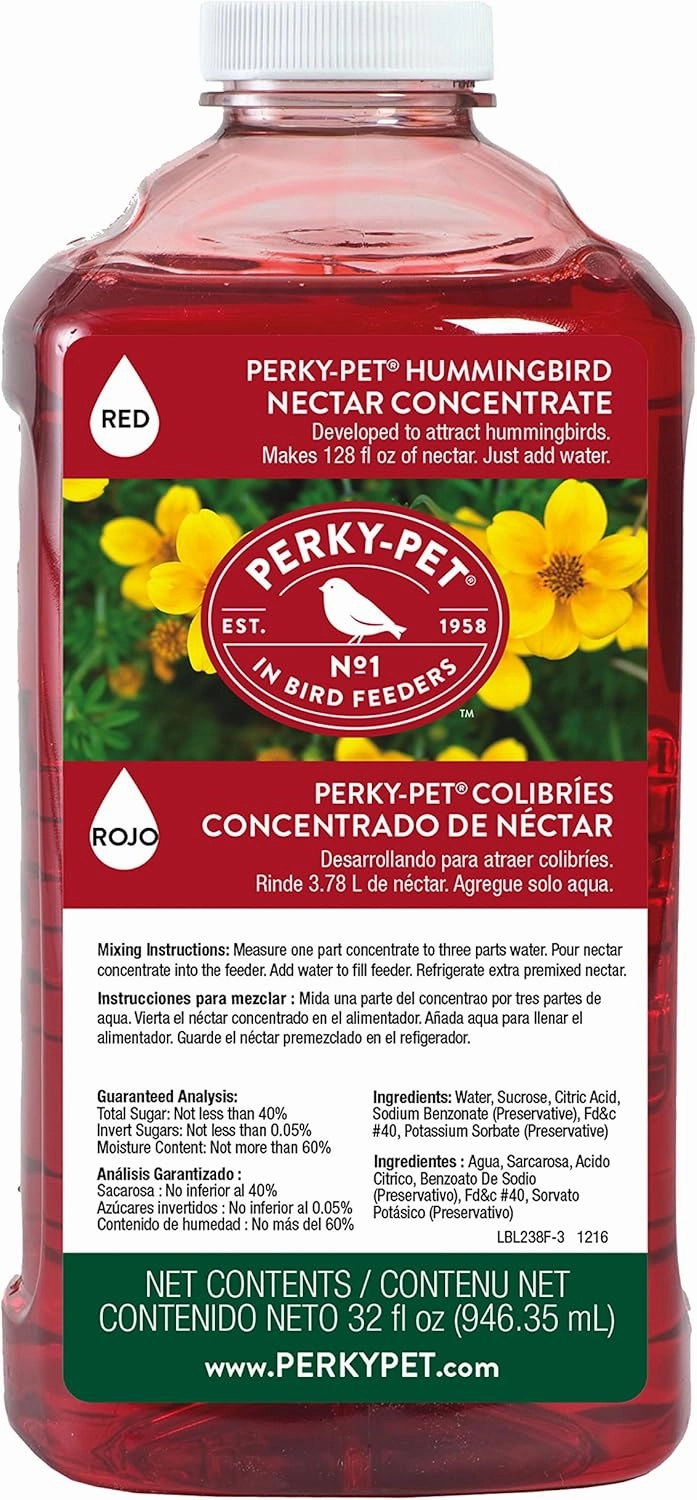 Perky-Pet Hummingbird Nectar Concentrate and Liquid Nectar Bundle - Makes 320 oz
