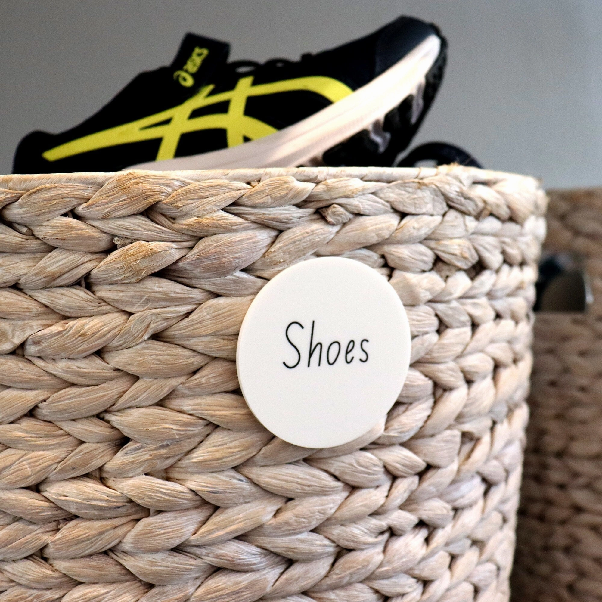 Personalised Storage Labels - Ikea Trofast Toy labels - Acrylic Black and White