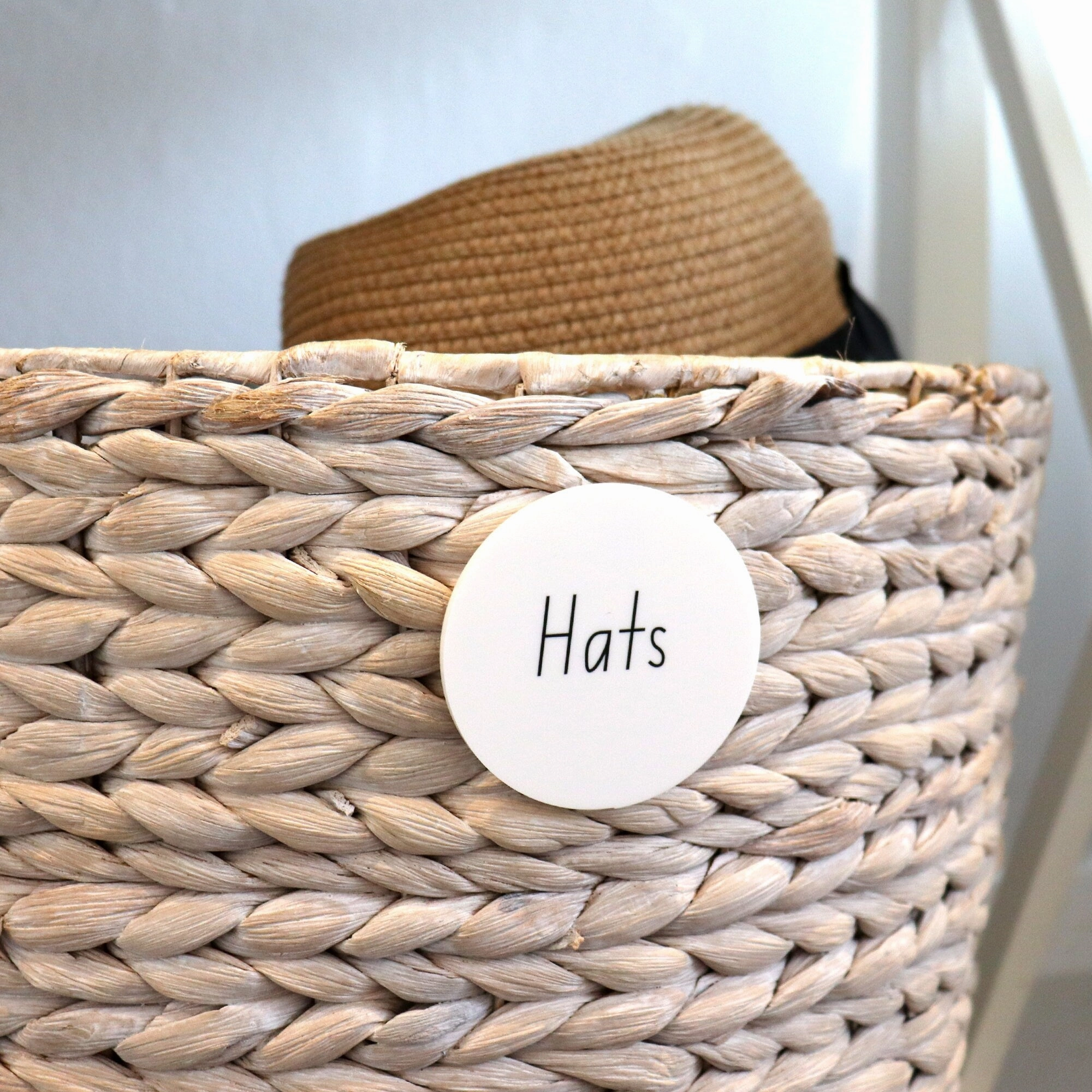 Personalised Storage Labels - Ikea Trofast Toy labels - Acrylic Black and White