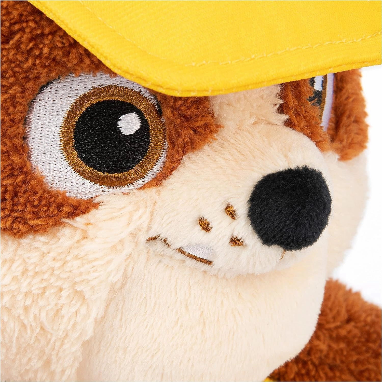 Personalized PAW Patrol Official Chase Take Along Buddy Plush Toy Premium Stuffed Animal for Ages 1 Years and Up (Personalized Rubble)