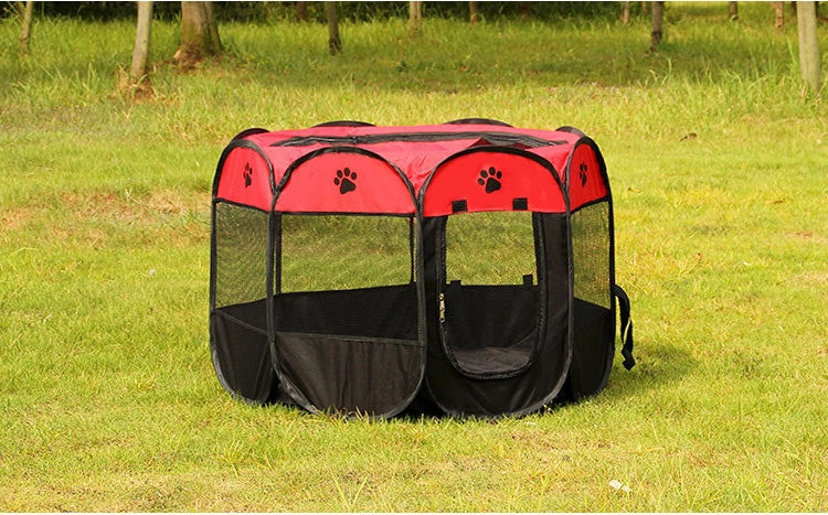 Pet Cage Supplies 600D Oxford Dog Carrier Dog Playpen For Dog Cat Fence Kennel Dog House Outdoor Cat House Playpen Exercise