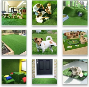 Petgrow Artificial Grass Turf 10FTX20FT(200 Square FT, Realistic Indoor Outdoor Garden Lawn Landscape Patio Synthetic Turf Mat- Thick Fake Faux Grass