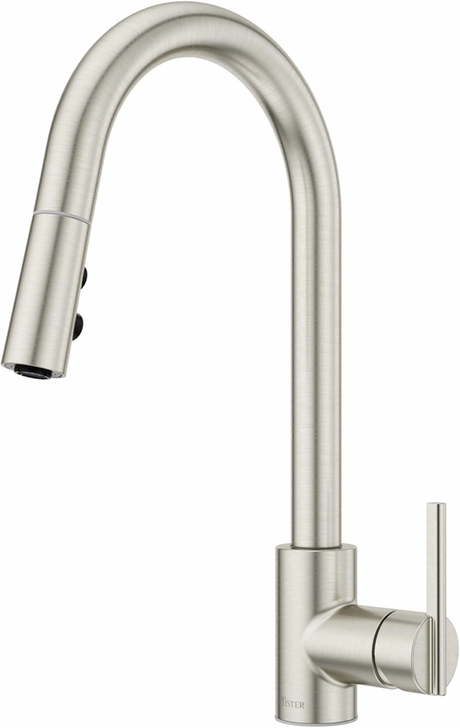Pfister GT529-BI Brislin 1.8 GPM Single Hole Pull Down Kitchen Faucet with AutoDock Sprayhead, Pfast Connect, and Pforever Seal Valves - Stainless Steel