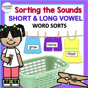PHONICS WORD SORTS Short & Long Vowels WORD WORK CENTERS