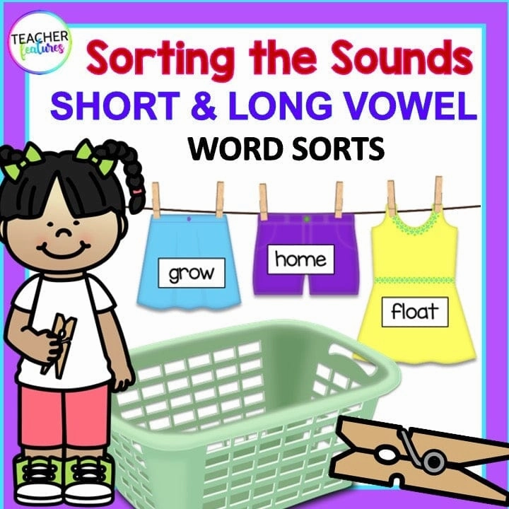 PHONICS WORD SORTS Short & Long Vowels WORD WORK CENTERS