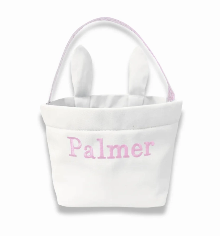 Pink Bitty Bunny Basket