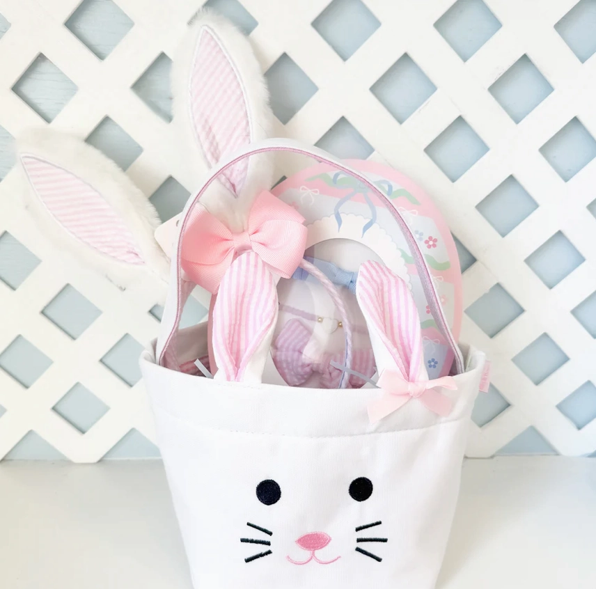 Pink Bitty Bunny Basket