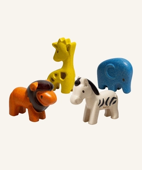 PlanToys Wild Animals Set