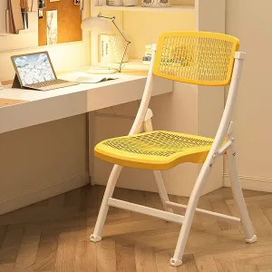 Plastic Stackable Folding Chairs,Stackable Folding Dining Chair Portable Event Chair Comfortable Breathable Mesh Seat Event Chair for Bedroom and Living Room,C,46x54x85cm(18x21x33inch)