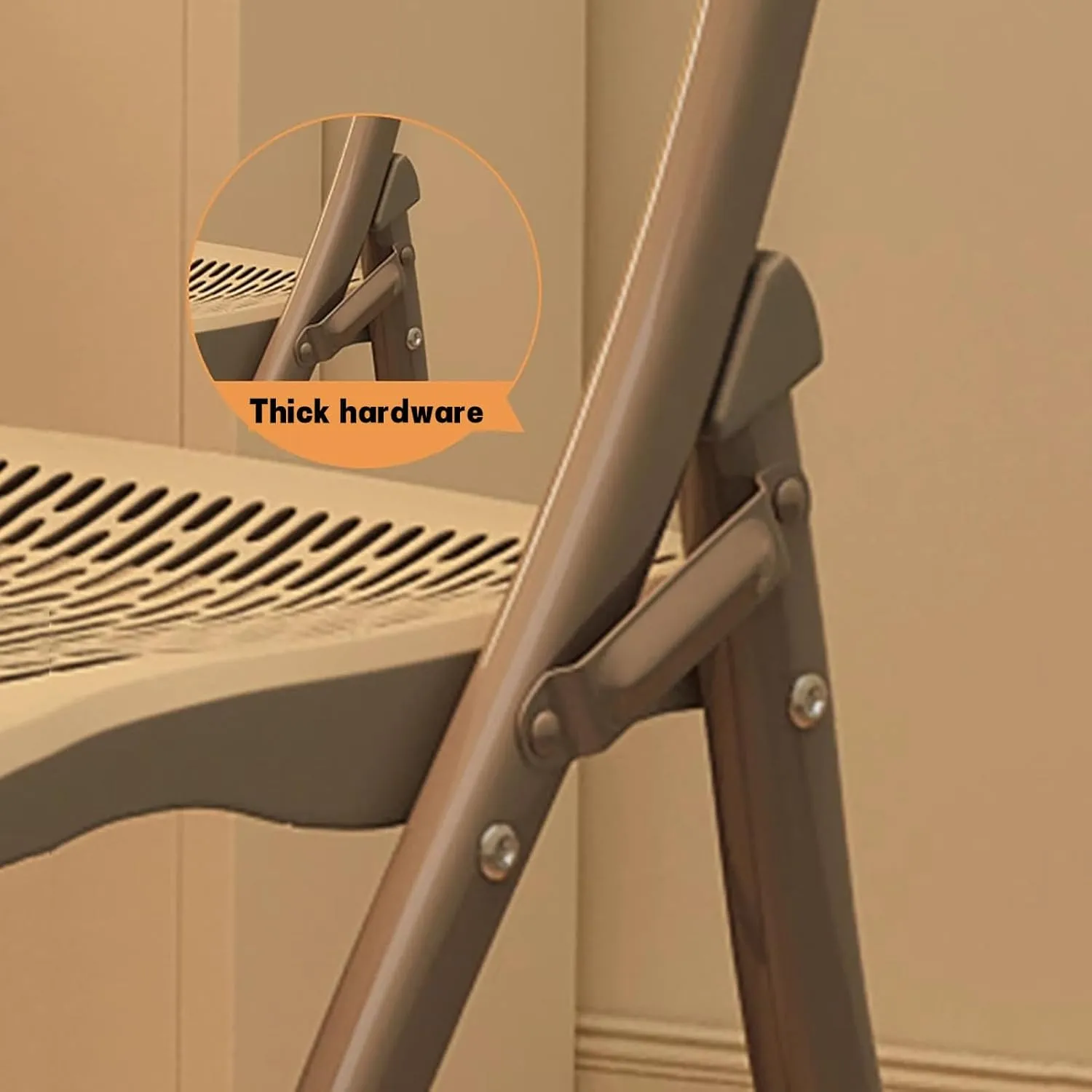Plastic Stackable Folding Chairs,Stackable Folding Dining Chair Portable Event Chair Comfortable Breathable Mesh Seat Event Chair for Bedroom and Living Room,H,46x54x85cm(18x21x33inch)