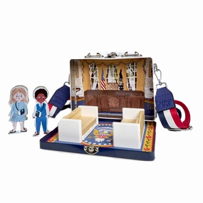 Play Maysie White House Play Case Dollhouse