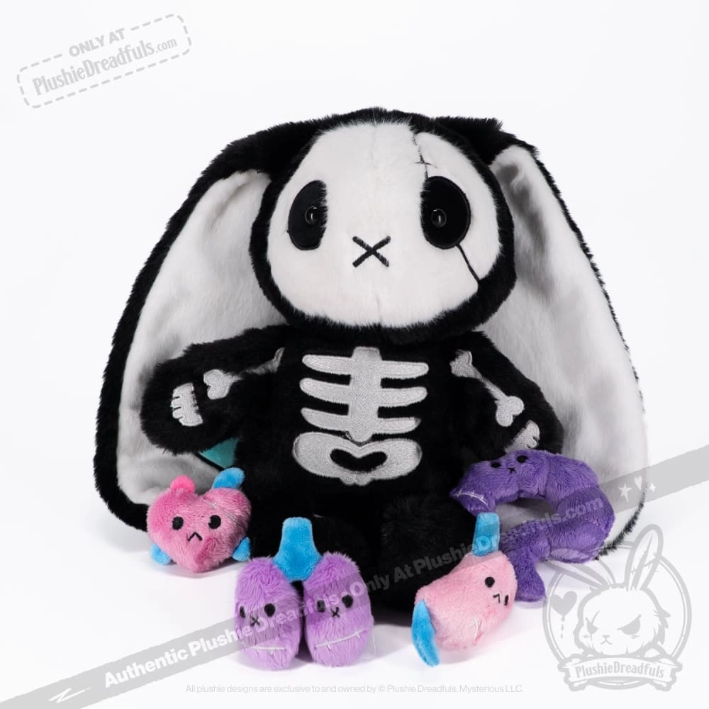 Plushie Dreadfuls - Bone Organ Izer Bunny  - Plush Stuffed Animal