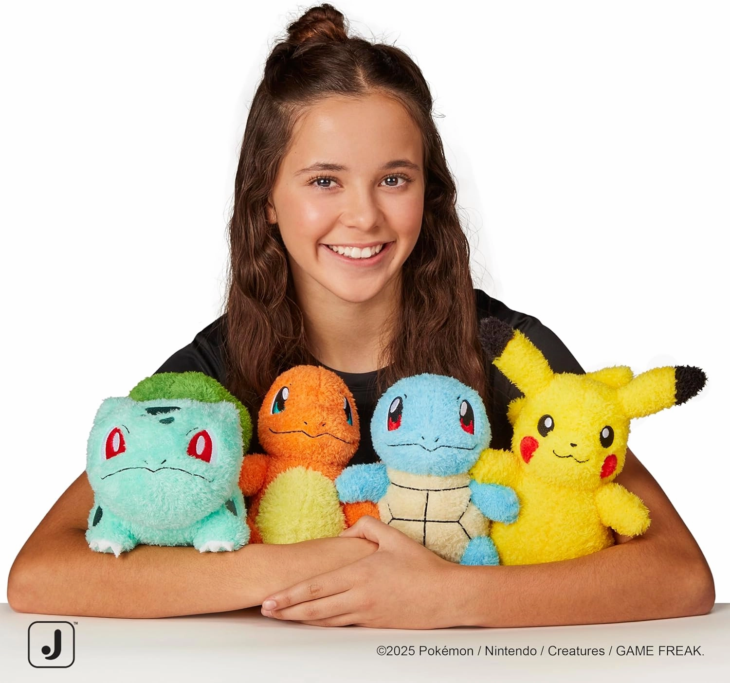 Pokemon Cuddly Squirtle Plush - 8-Inch Soft Shaggy Plush with Authentic Details