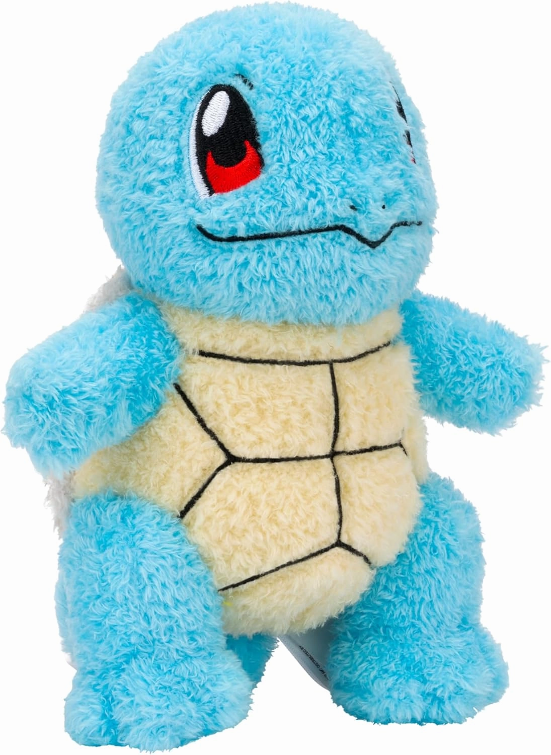 Pokemon Cuddly Squirtle Plush - 8-Inch Soft Shaggy Plush with Authentic Details