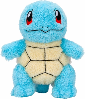 Pokemon Cuddly Squirtle Plush - 8-Inch Soft Shaggy Plush with Authentic Details