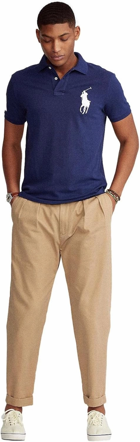 POLO RALPH LAUREN Men's Big Pony Classic Fit Mesh Polo Shirt