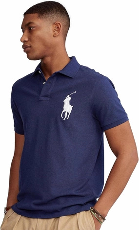 POLO RALPH LAUREN Men's Big Pony Classic Fit Mesh Polo Shirt
