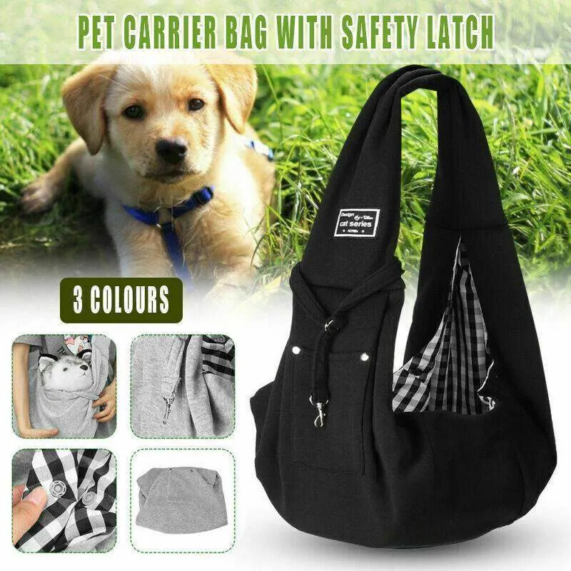 Portable Pet Sling Dog Sling Carrier Cat Dog Carrier Bag 3 Colours