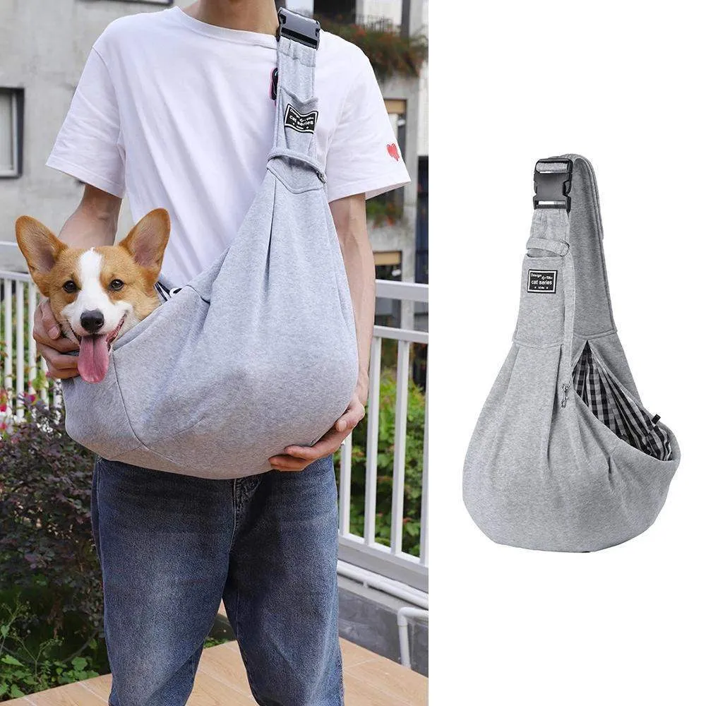 Portable Pet Sling Dog Sling Carrier Cat Dog Carrier Bag 3 Colours