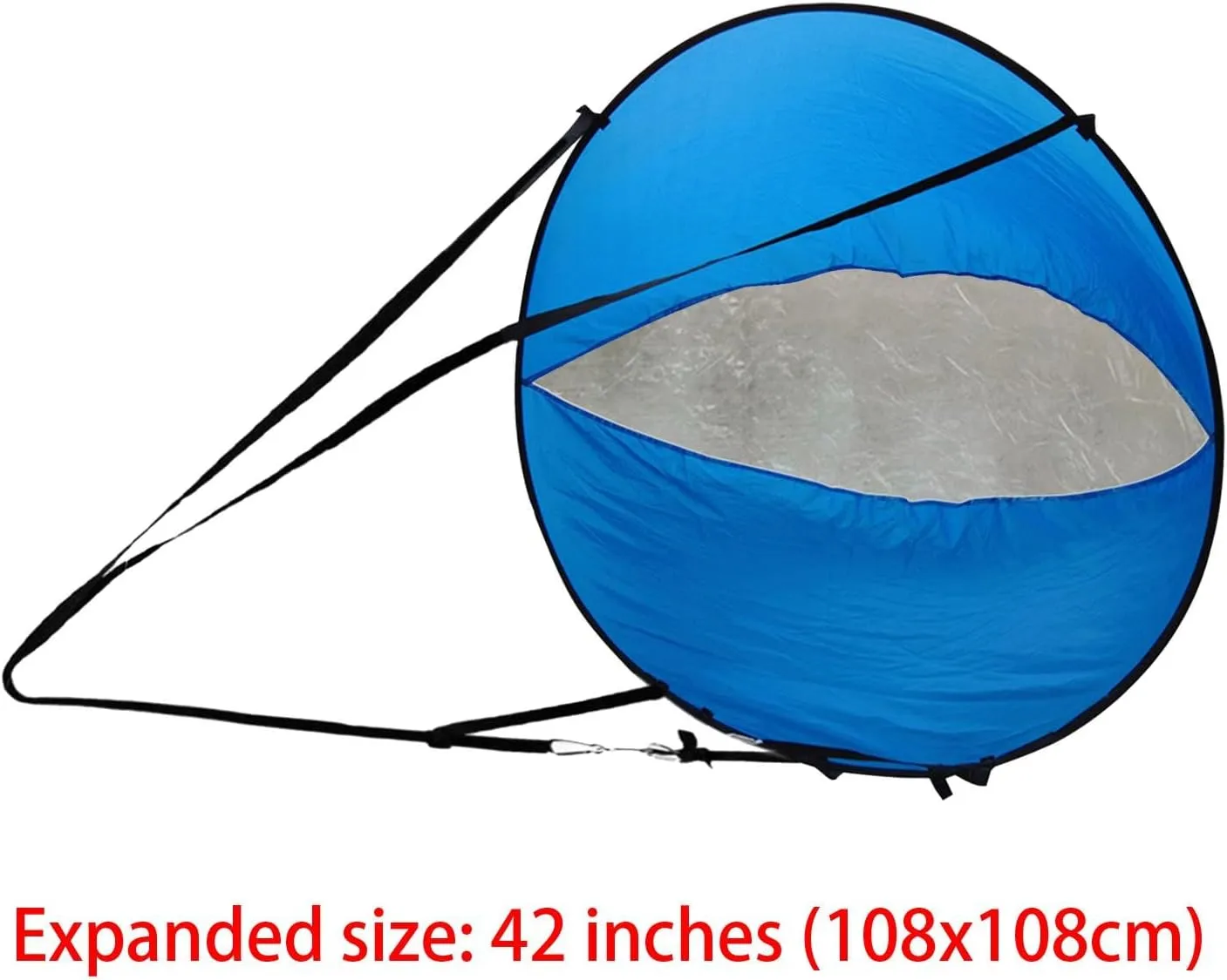 Portable Wind Sail, 42in Paddle Kayak Wind Sail, Board Accessories Instant Popup, Easy Setup and Quick Ment for Canoes, Inflatable
