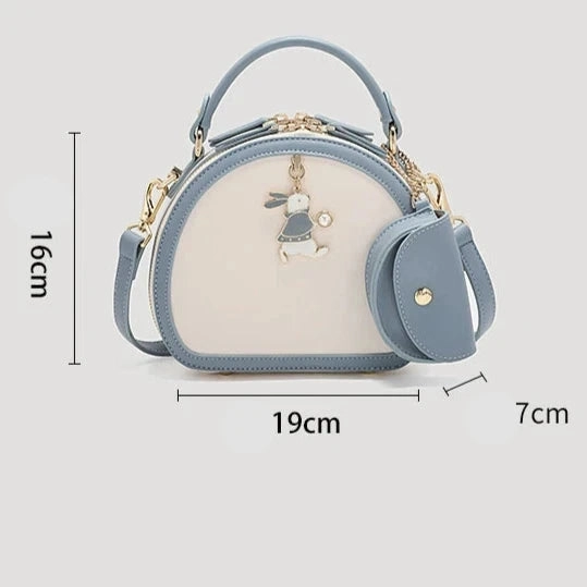 Portable Bunny Round Bag