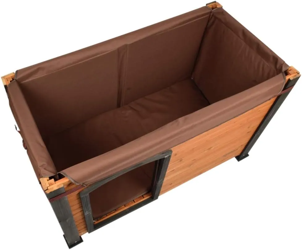 PRECISION PET PRODUCTS Log Cabin Dog House Insulation Kit - Machine Washable -Large