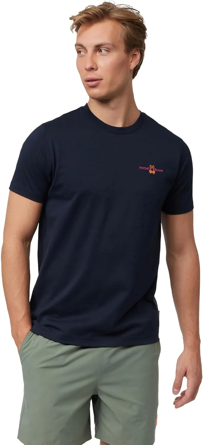 Psycho Bunny Men's Wasterlo Back Graphic Tee
