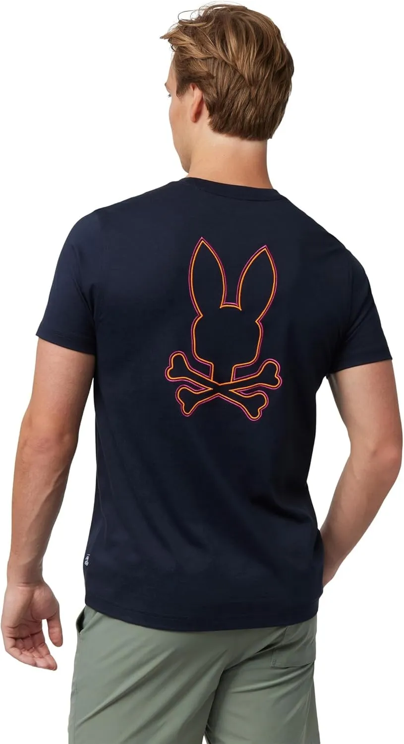 Psycho Bunny Men's Wasterlo Back Graphic Tee