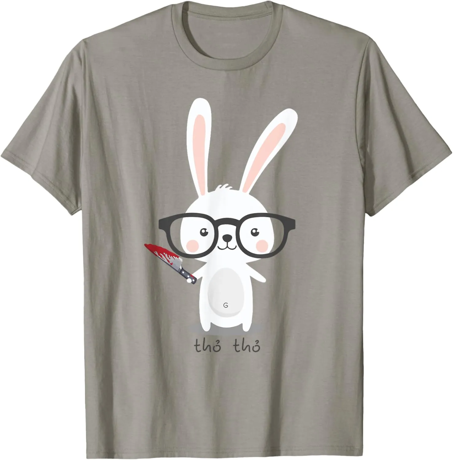 Psycho Bunny Rabbit Tho Vietnamese Nerd T-Shirt