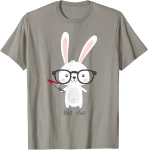 Psycho Bunny Rabbit Tho Vietnamese Nerd T-Shirt