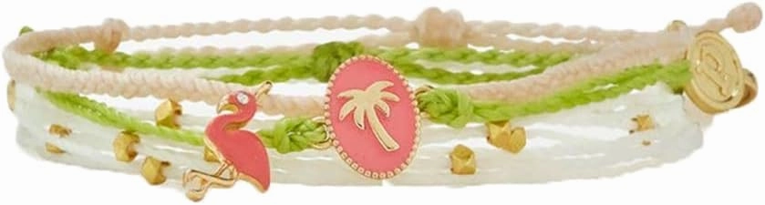 Pura Vida Bracelets Havana Nights Bracelet Pack- Stackable Bracelets for Women - Handmade Accessories, Adjustable Bands - Multicolor, Set of 3
