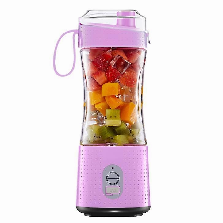 Purple Usb Powered Portable Juicer Electric Mini Juice Bottle Usb Blender Zf0979
