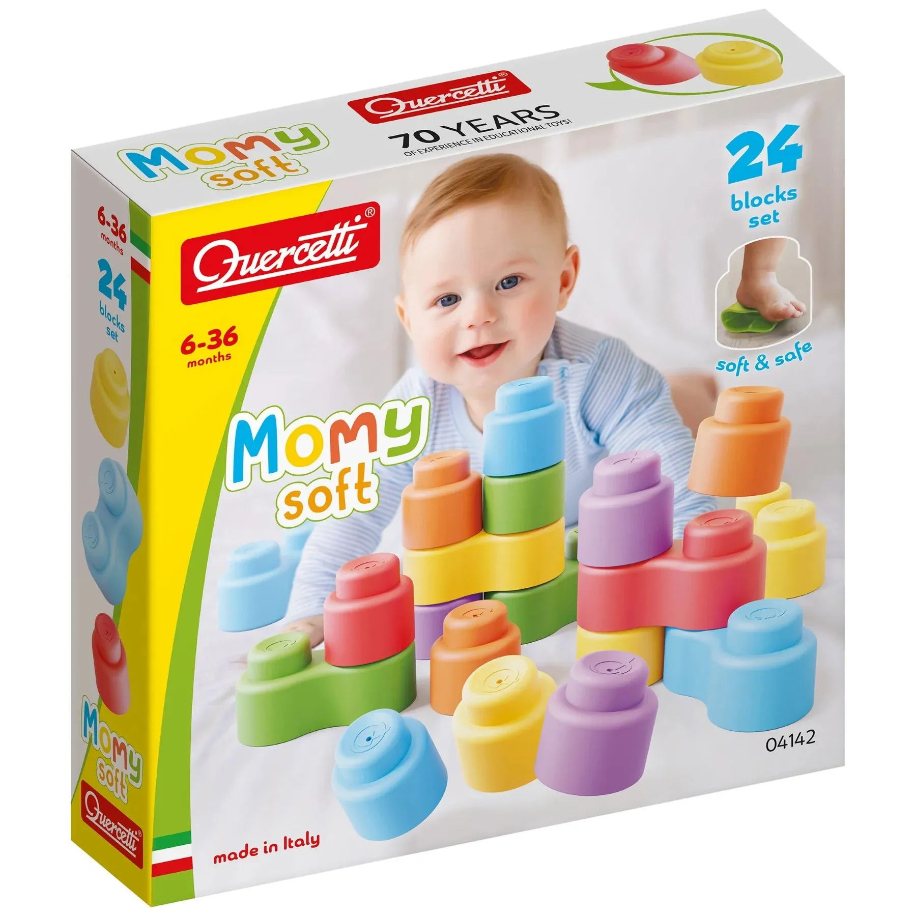 Quercetti 4142 Momy Soft 24 pcs