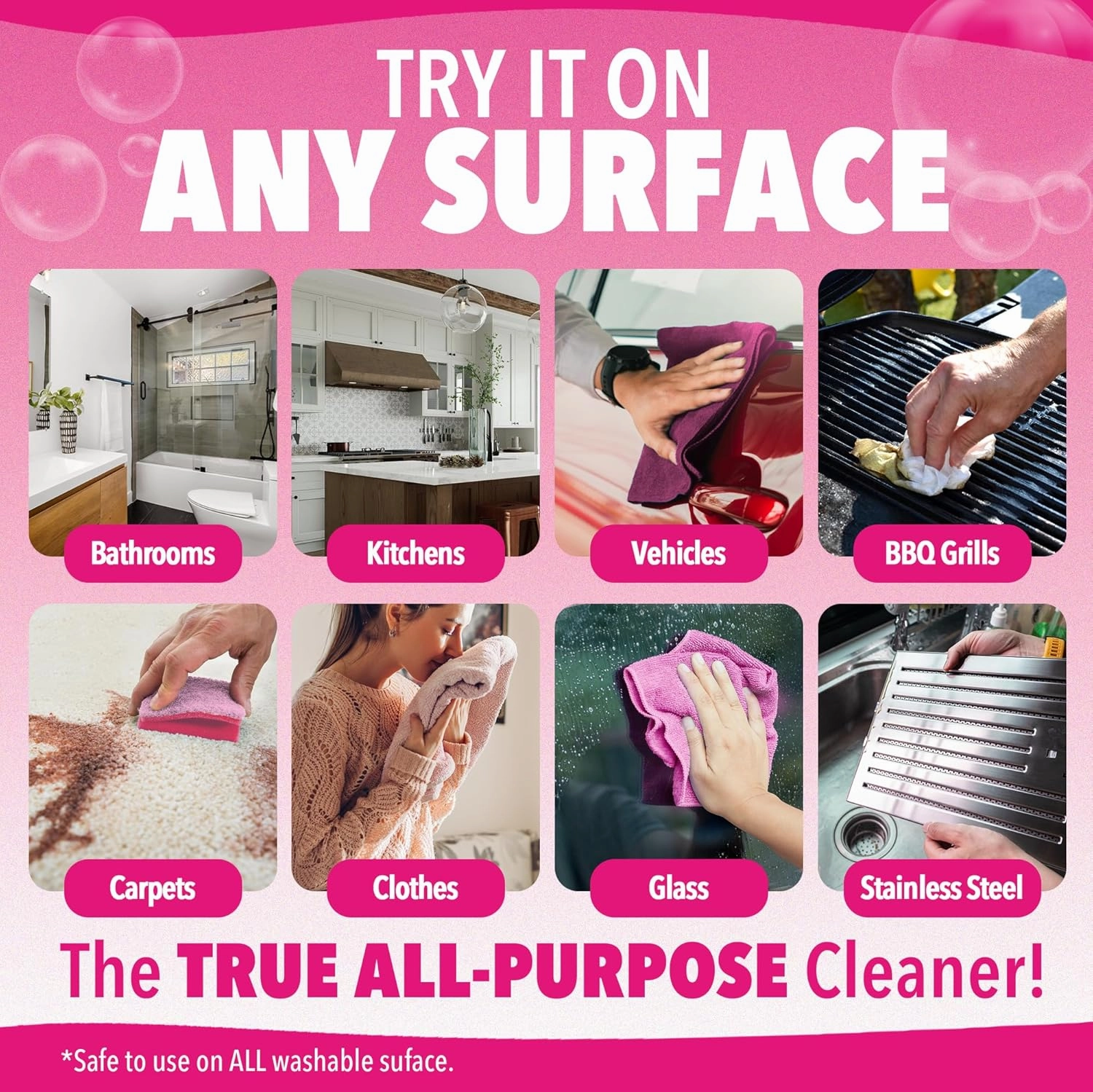 Quick 'n Brite All Purpose Cleaning Paste – Miracle Cleaner for Tough Stains, Biodegradable, Non-Toxic, Pet-Safe, Multi-Surface Stain Remover, Made in USA, 12 Oz