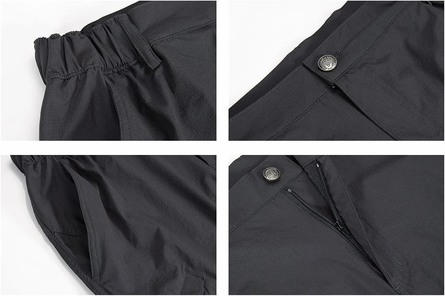Quick Dry Hiking Shorts Men's Cargo Casual Outdoor 4-Way Stretchy Lightweight Summer Short with Multi Pockets 30-46 (No Belt)