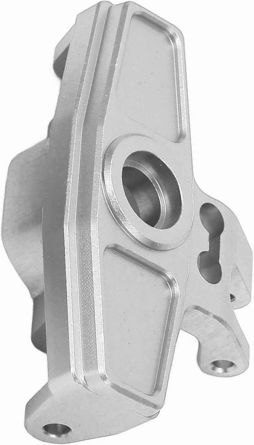 RC Car Aluminum Alloy C Hub Carrier Caster Block Upgrade Parts for Desert Off Road Truck UD1002 UD1002se SG1002 UD1002SE 1/10 (Silver)