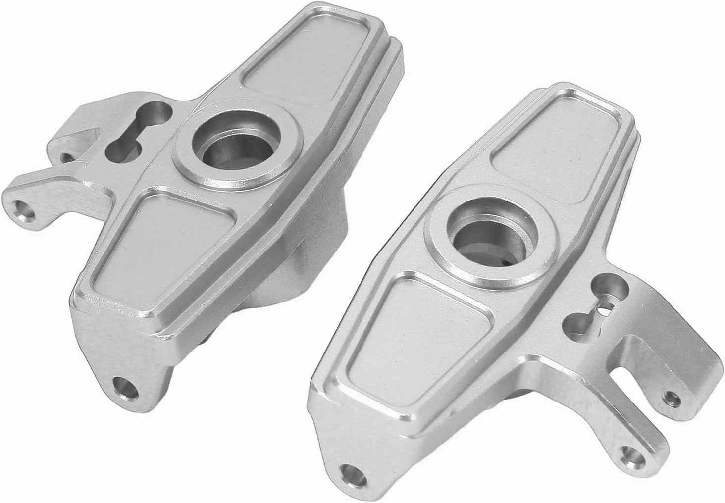 RC Car Aluminum Alloy C Hub Carrier Caster Block Upgrade Parts for Desert Off Road Truck UD1002 UD1002se SG1002 UD1002SE 1/10 (Silver)