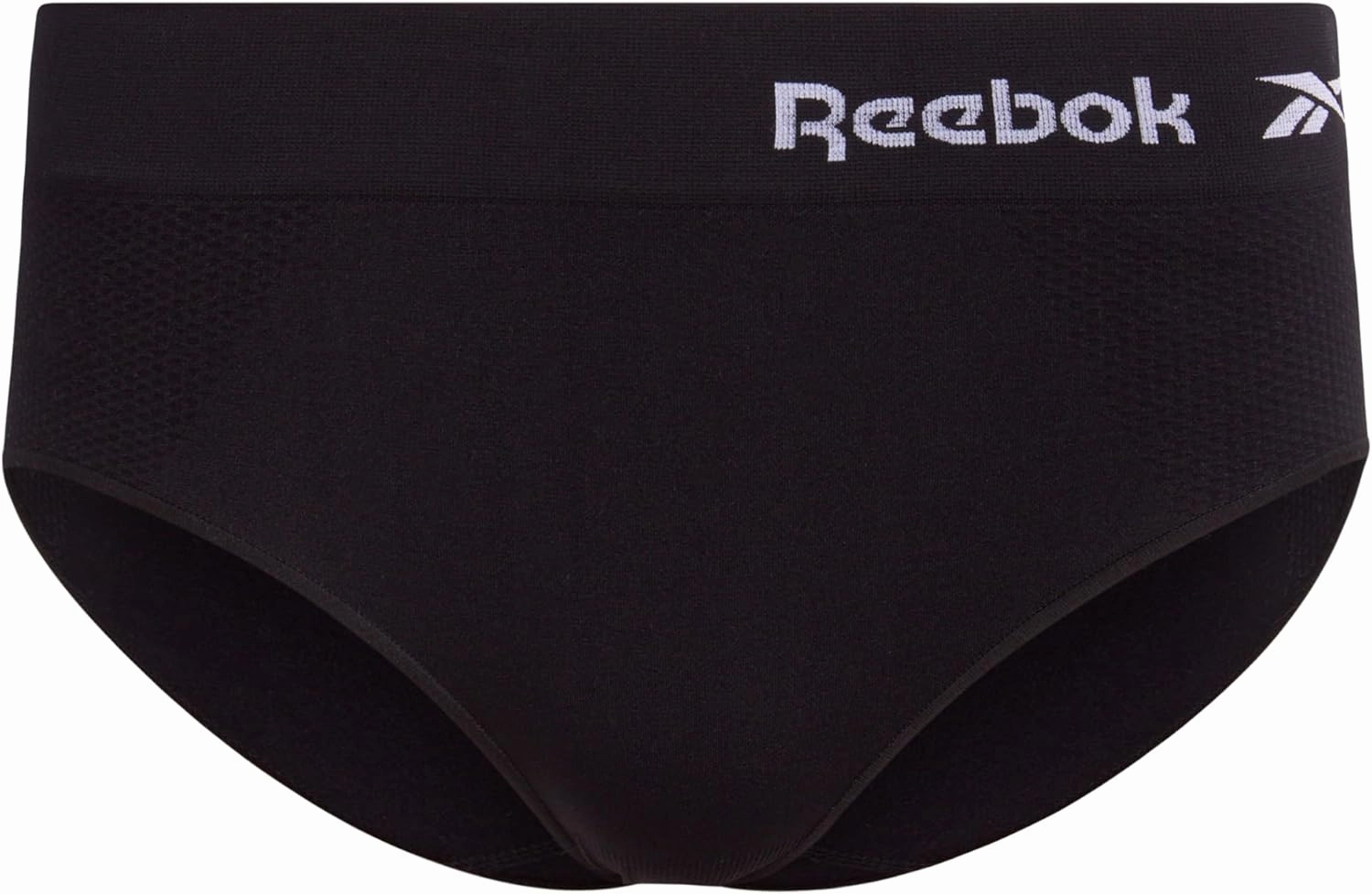 Reebok Hipster Panties for Women - 3 Pack Stretch Performance Seamless Underwear with Relaxed Tagless Waist (S-XL)