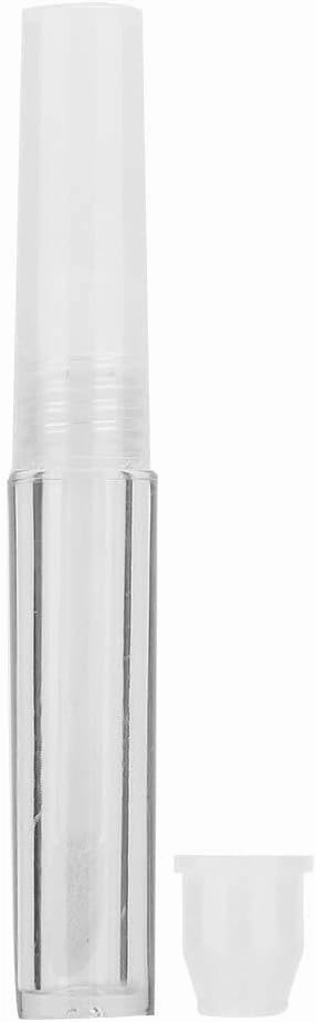Refillable Lip Gloss Bottle, Empty Lip Gloss Tube, 50pcs 1.3ml Transparent Lip Oil Container, DIY Makeup Tool with Soft Brush, for Lip Gloss, Lip Oil, Lip Dye Fluid, and Home Use