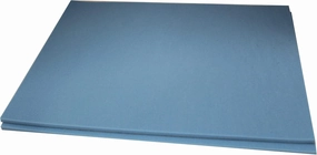 Rehabilitation Advantage Blue Memory Foam Padding, Self Adhesive, 24'' x 16'' x 3/8'', Set of 2