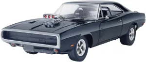 Revell 85-4319 Fast & Furious Dominic’s 1970 Dodge Charger Car Kit 1:25 Scale 122-Piece Skill Level 5 Plastic Model Building Kit, 14 years old and up
